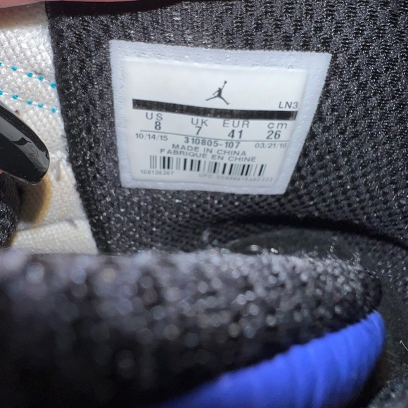 EUC air Jordan retro 10 - Picture 6 of 6